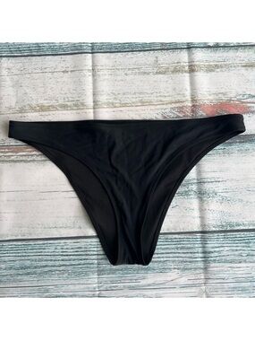 Aerie Cheekier Black Bikini Bottom EUC